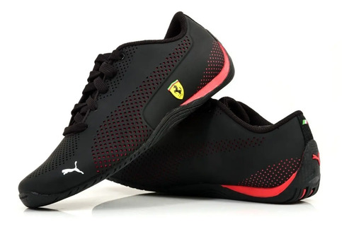 Tenis Puma Ferrari Drift Cat 5 Ultra Sf Jr Negro | Meses sin intereses