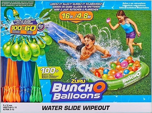 Resbaladilla De Agua Inflable Bunch O Balloons Y 165 Globos