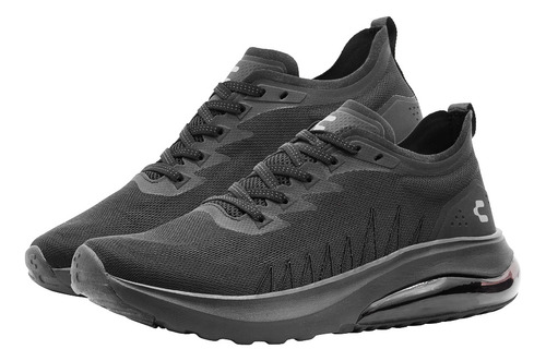 Tenis Charly® Con Válvula Para Hombre Running Color Negro