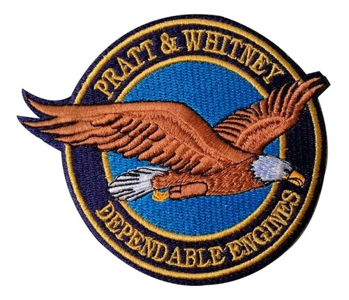 Pratt & Whitney Dependable Engines Motores Parche  Bordado 