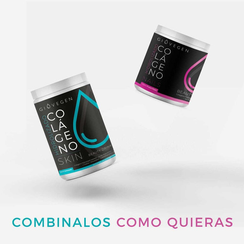 Imagen 6 de 7 de Giovegen Nails - Colágeno Hidrolizado Bebible Para Las Uñas