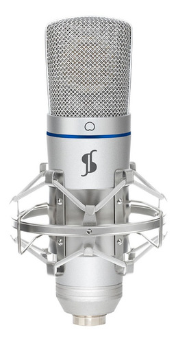 Microfone Condensador Podcast Estúdio Streaming Usb Stagg 