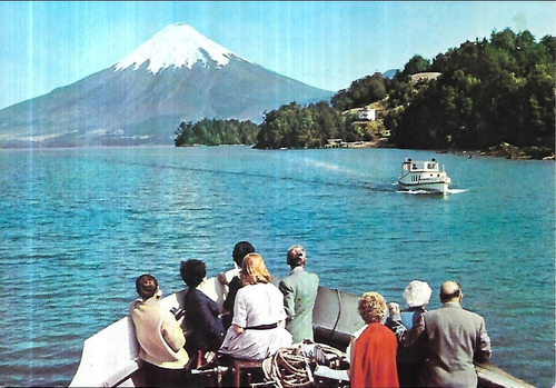 Tarjeta Postal Lago Todos Los Santos Chile 1968