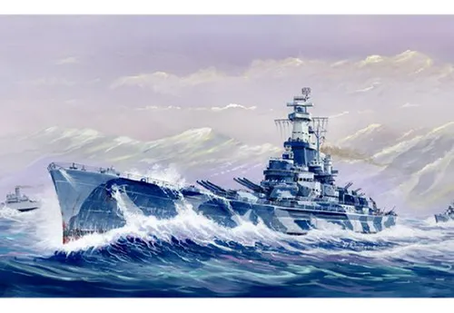 Maqueta Trumpeter 1-700 Uss Alabama Bb60 - Acorazado