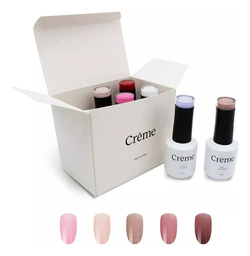 Esmalte Gelish Semipermanente Creme Gel Barniz Uñas 5pz 15ml