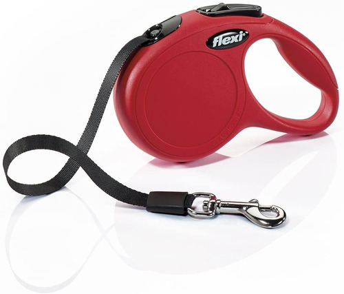 Flexi Classic Correa Retractil Para Perro En Rojo  10.0 Ft