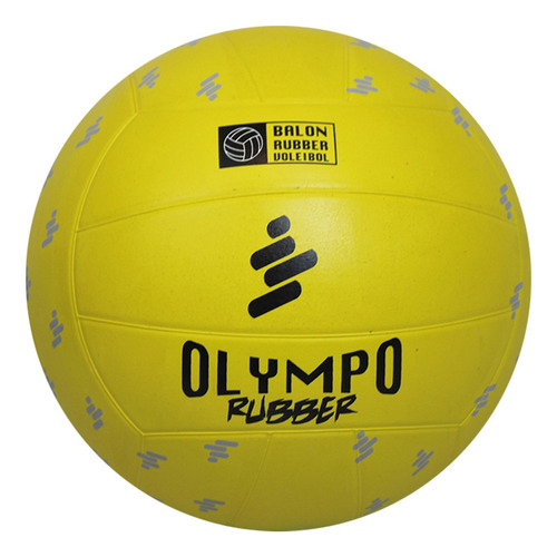 Balón Voleibol Oka Olympo Rubber N°5 Interior Y Exterior Color Amarillo