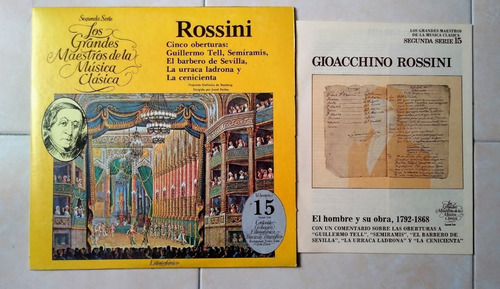 Los Grandes Maestros De La Música Clásica Rossini Lp