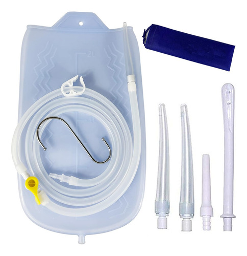 Kit De Bolsa De Enema Para Limpieza De Colon Con Manguera De