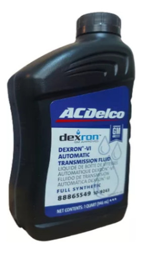 Aceite Dexron 6 Vi Vl Caja Automática Full Synthetic Acdelco