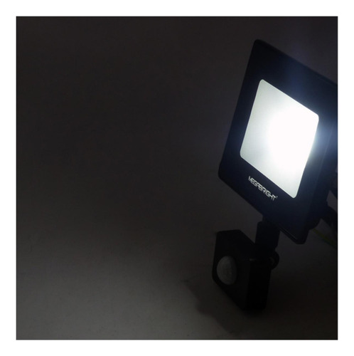 Foco Led Halógeno 30 Watts Sensor Movimiento Luz Fría Certif