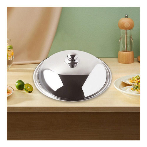 Para Para Tapa De Acero Inoxidable Para Sartén, 36 Cm, Tapa