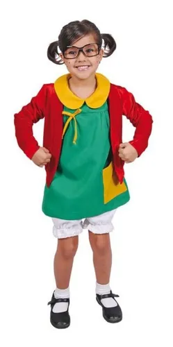 Vestuario de la chilindrina para niña sales