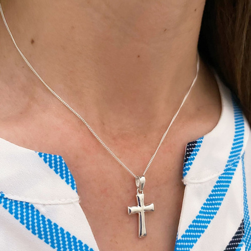 Imagen 7 de 10 de Cadena De Plata Ley .925 De 40 Cm Para Mujer Agálea Joyería