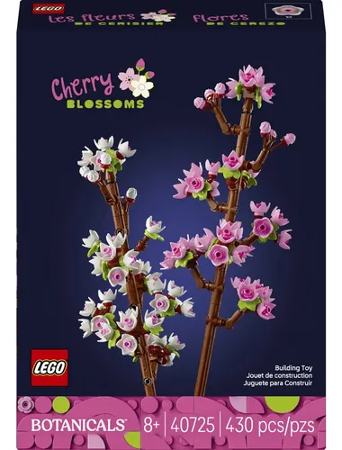 W Lego® Botanicals Flores De Cerejeira 40725; Flores W | Frete grátis