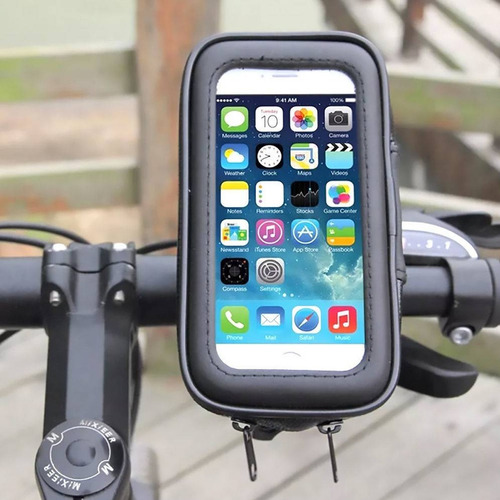 Suporte Case Capa Celular À Prova D'água 6,3'' Gps Moto Bike