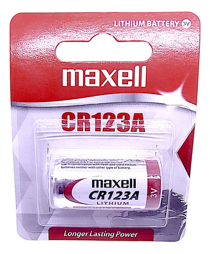 Cr123a Maxell 3v - 5018lc Cr123 Cr17345 - 1pz