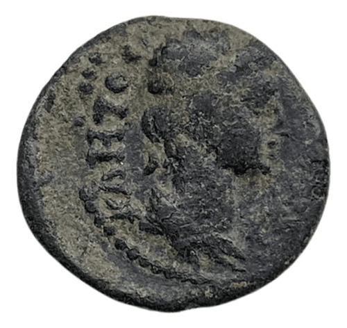Moeda Do Império Romano: Ae26 De Bronze (40 - 60 A. C.)