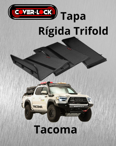 Tapa Dura Trifold Coverlock Para Toyota Tacoma