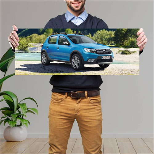 Cuadro 30x80cm Auto 2016 Dacia Sandero Stepway 5 29