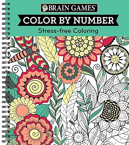 Brain Games® Color By Number Stressfree Coloring (green)