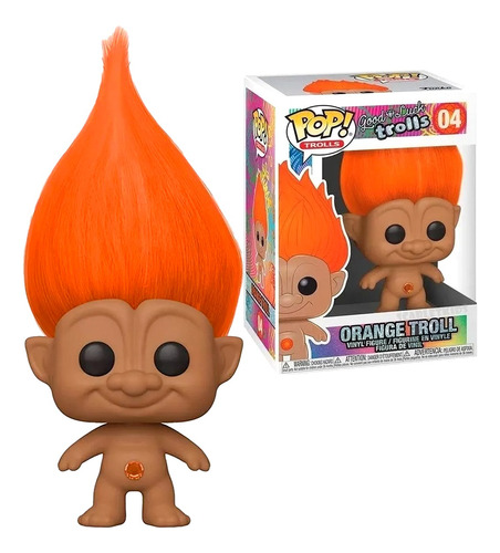 Funko Pop Trolls Orange Troll 04 Original Scarlet Kids