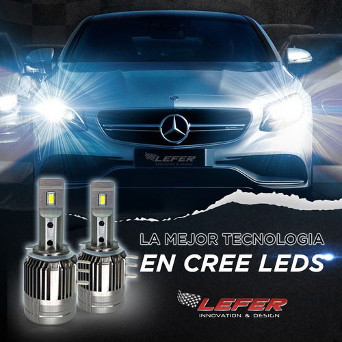 Imagen 4 de 9 de Kit Led Cree F4 - A H15 Canbus Alta Y Diurna Csp- Con Cooler