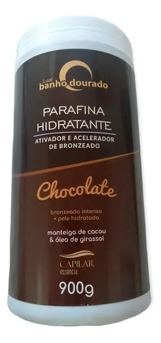 Parafina Hidratante Chocolate Bronze Dourado Capilar 900g