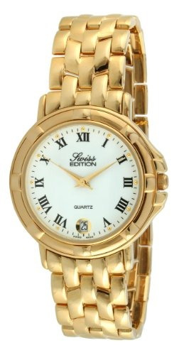 Reloj Swiss Edition Para Hombre (se3818m) Chapado En Oro De