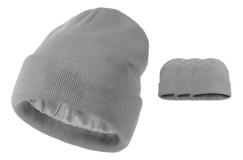 Pack 3 Gorros De Invierno Beanie Unisex Gorros Para Adulto 