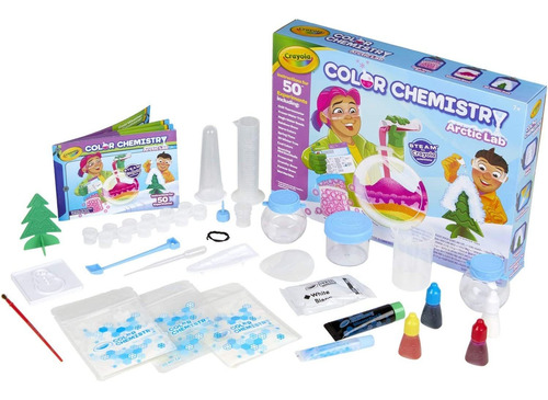 Conjunto De Química Crayola Arctic Color Para Crianças Steam