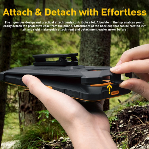 C Funda Trasera Con Clip Para Ulefone Armor 21