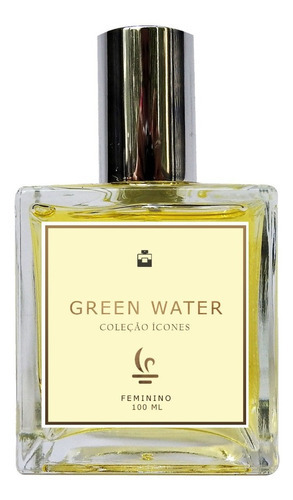 Perfume Cítrico Green Water 100ml - Feminino