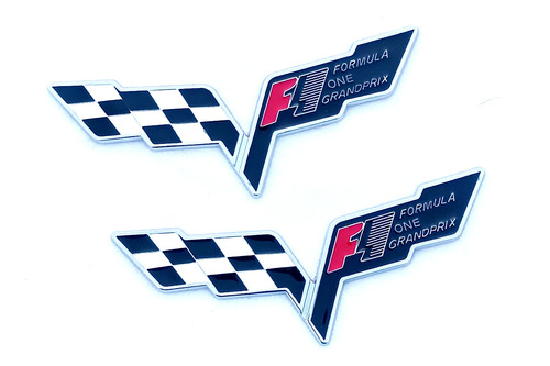 Emblepar Emblemas Insignias Fórmula 1 F1 Grand Prix Metal