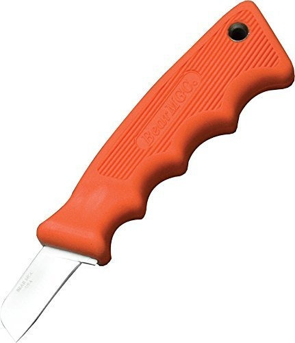 Bear E Son 6 1/2  Powergrip Naranja Kraton Cuchillo Utilitar