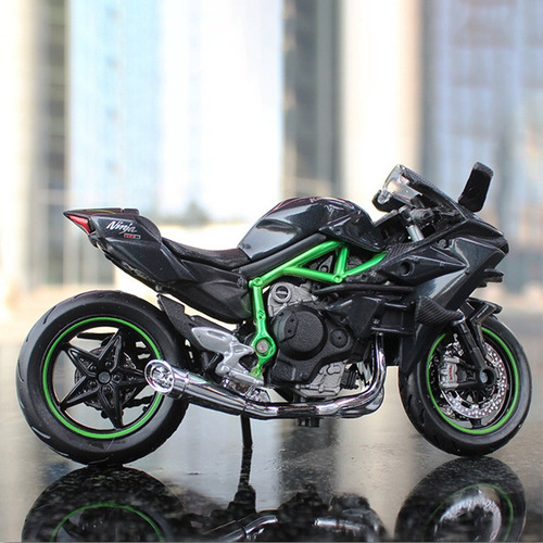 Modelo De Juguete Maisto 1:18 Kawasaki Ninja H2r Para Motoc