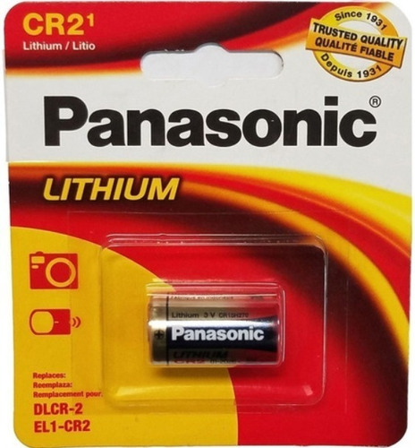 Pila Panasonic Cr2 Litio 3v Para Camara/alarmas Watchcenter