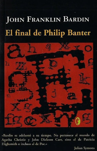 El Final De Philip Banter John Franklin Bardin Libro Nuevo