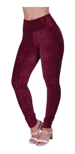 Kit 5 Calças Legging Cotele Grossa Feminina Skinny Atacado