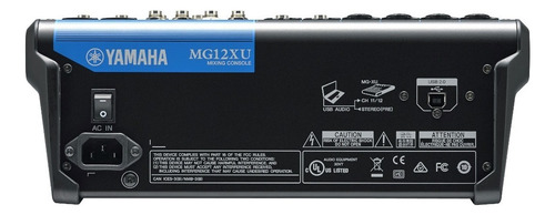 Yamaha Mezcladora 12 Canales Con Usb Y Efectos Mg12xu