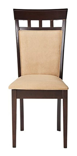 Coaster Cojin Back Dining Chairs Cappuccino Set De 2