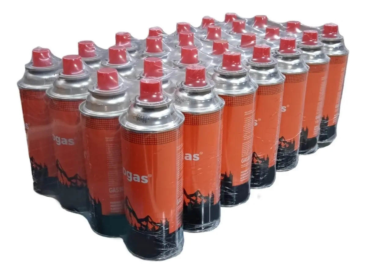 Cartucho Gas Butano 227g Brogas Pack 28 Unidades Para Camping