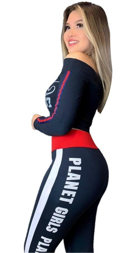 calça legging planet girls