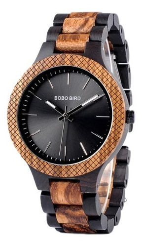 Relógio Unissex Bambu Madeira Analógico Bobo Bird Wd30