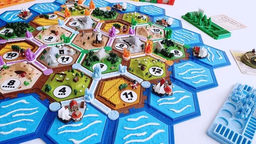 Jogo Tabuleiro Colonizadores De Catan 3d S/ Juros ( Isi 3d )