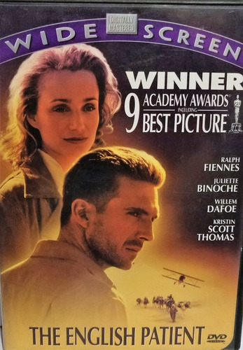 The English Patient Import Dvd Movie Juliette Binoche War