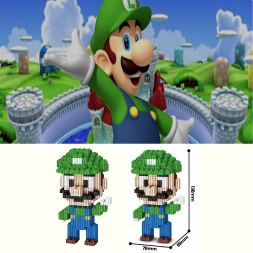 4 Kit Bloques Construcción Figuras Armables Rompecabezas 3d