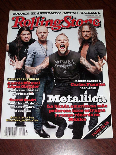 Rolling Stone Metallica  Revista