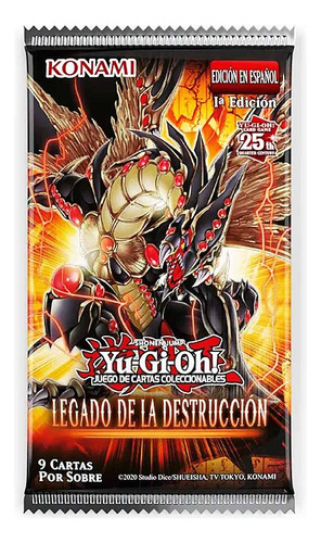 Yu Gi Oh Legado De Destruccion Booster Pack