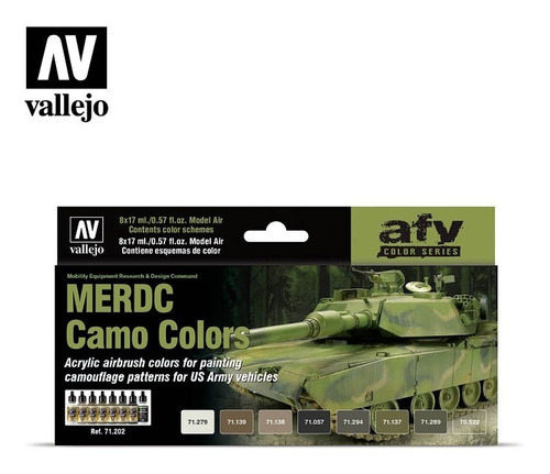 Kit Tintas 71202 Merdc Camo Colors Vallejo Air